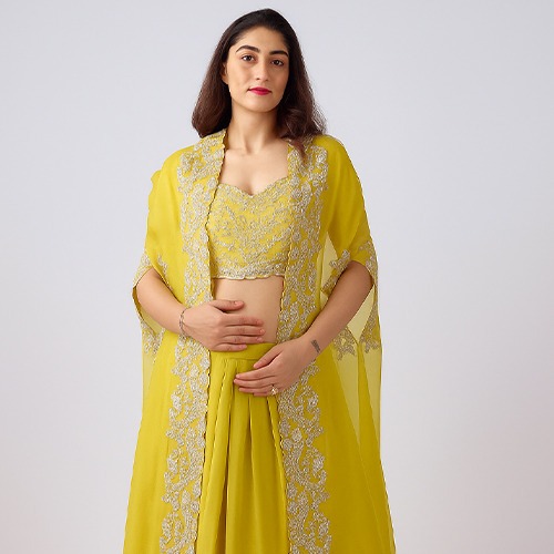 Modest lehengas with matching dupattas